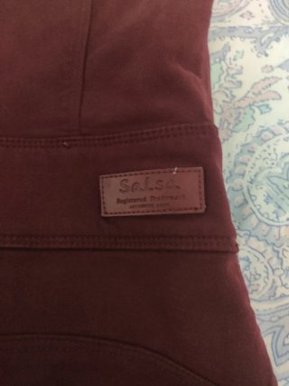 Vestido granate Salsa Talla S
