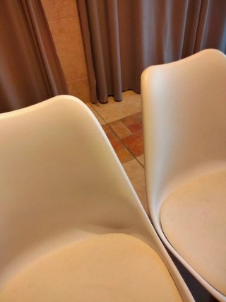 Juego 4 Sillas Nórdicas Blancas Madera