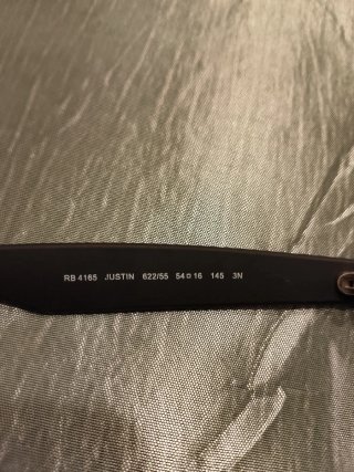 Gafas de Sol Ray-Ban RB4165 Justin Negras