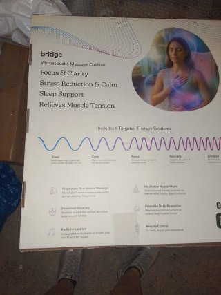Cojín Masajeador Vibroacústico Bridge