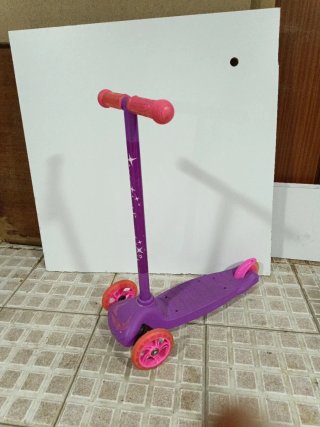 Patinete infantil 3 ruedas morado