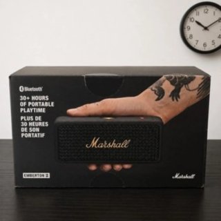 Marshall Emberton II Altavoz Bluetooth Negro/Dorad