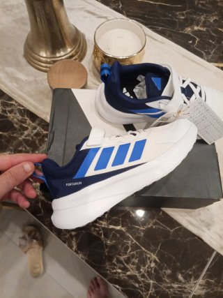Scarpe Adidas Bambino Bianche Blu