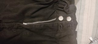 Pantalón corto MUJER negro talla 48