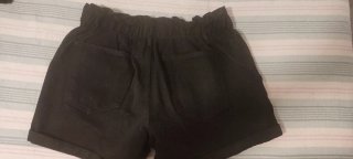 Pantalón corto MUJER negro talla 48