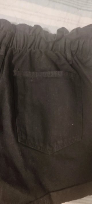 Pantalón corto MUJER negro talla 48