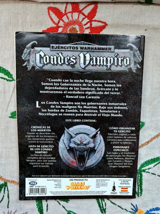 Warhammer Condes Vampiro. Ejercitos Warhammer