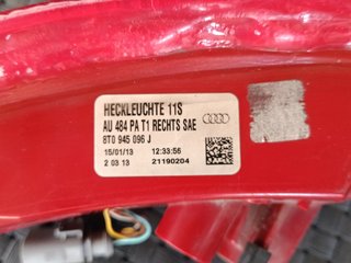 Piloto trasero derecho Audi A5 8T0 945 096J