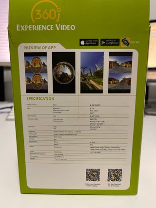 Cámara WiFi 360° Pano View Nueva en Caja