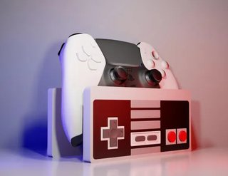 Soporte para mando retro NES
