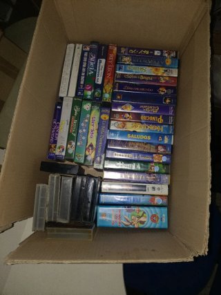 Lote Cintas VHS Infantiles Disney Clásicos 36 UNID