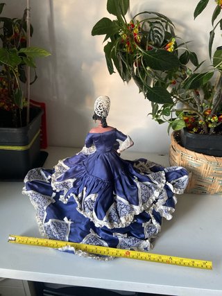 Muñeca Flamenca Terracota Marin Chiclana Antigua