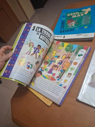 Conocimiento del Medio 4, matemáticas, lengua cast