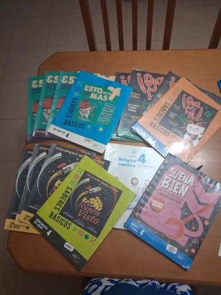 Conocimiento del Medio 4, matemáticas, lengua cast