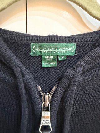 Sudadera Ralph Lauren con cremallera y escudo
