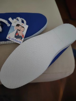 Zapatillas Victoria Lonetas Azul