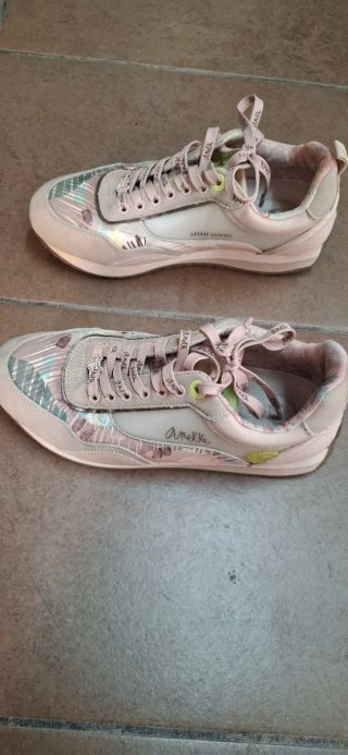 Zapatillas Anekke Beige y Rosa