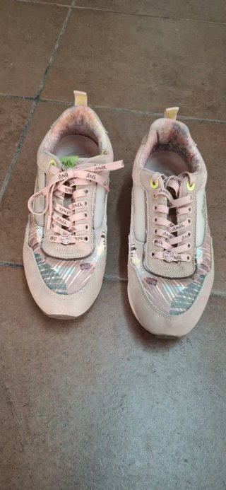 Zapatillas Anekke Beige y Rosa
