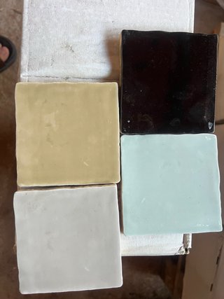 Azulejo Artesanal 10x10 Aguas Mint B36