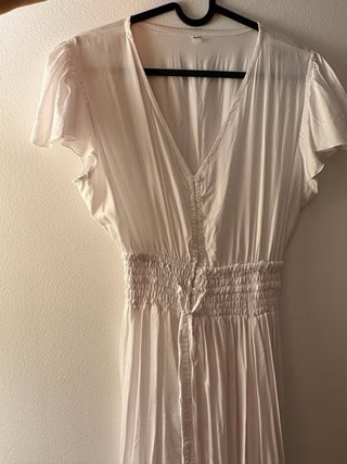 Vestido largo blanco S/M Prenda nueva.Sin estrenar