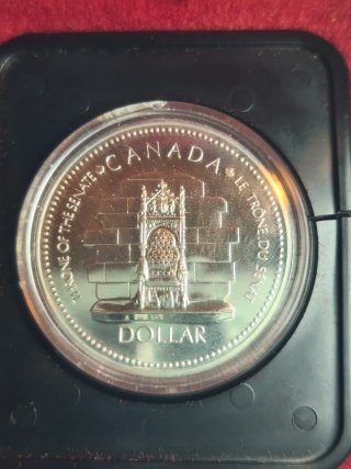 Moneda Plata Isabel II Jubileo Canadá 1952-1977