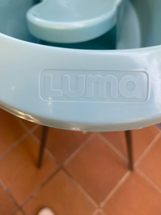 Bañera bebé Luma turquesa y gris