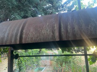 Barbacoa de barril metálica solo venta persona