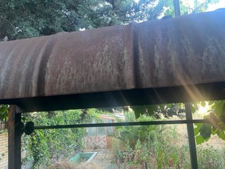 Barbacoa de barril metálica solo venta persona