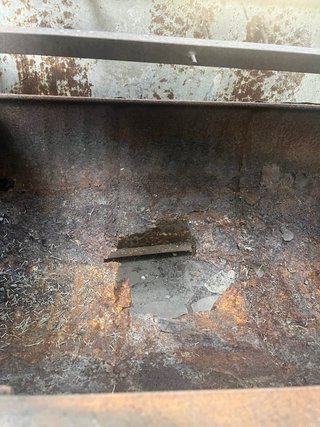 Barbacoa de barril metálica solo venta persona