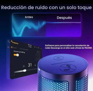 Micrófono Gaming Maono DGM20 RGB