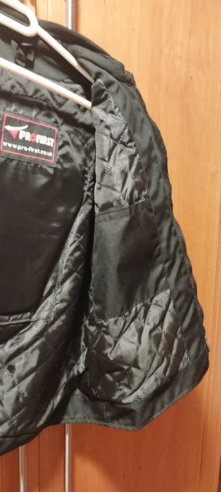 Chaqueta Moto Niño Azul y Negra