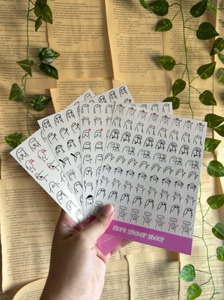 Pegatinas Flork para libros | Booktok | Journal