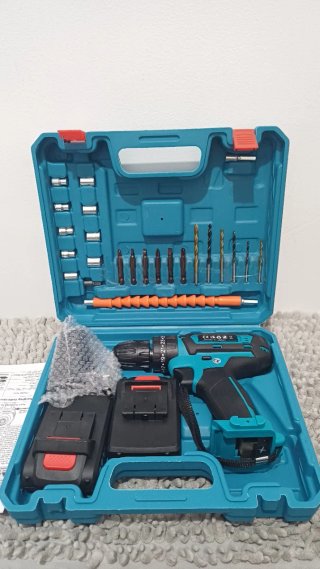 Taladro Atornillador 21V con Accesorios