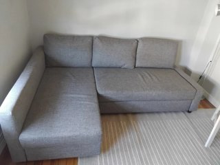 Mobile TV bianco e grigio
