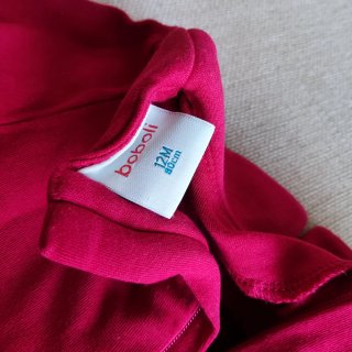Vestido rojo niña 12 meses con perrito