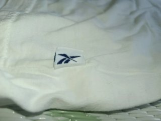 Vintage Reebok Big Logo T-Shirt White - Size XXL