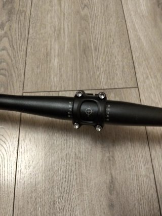 Manillar Bici Negro con Potencia Corta