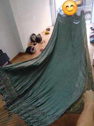 Amaca de tela verde