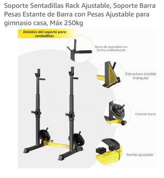 Rack de pesas ajustable