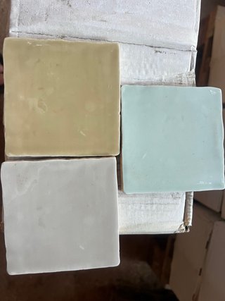 Liquidación azulejos 10x10 color camel
