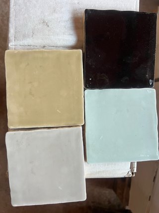 Liquidación azulejos 10x10 color camel