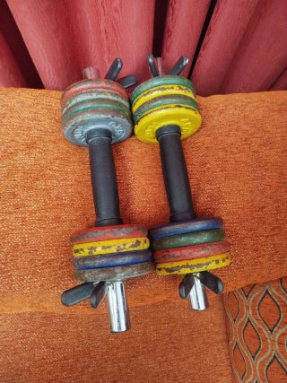 Pesas ajustables para gimnasio