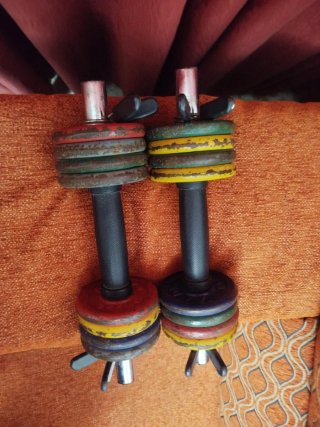 Pesas ajustables para gimnasio