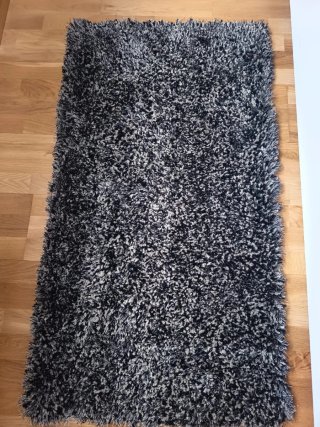 2 Alfombras  Negra y Blanca