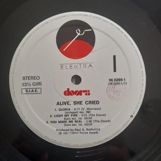 The Doors - Alive She Cried LP