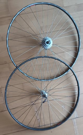 Juego de ruedas bicicleta clásica 80's