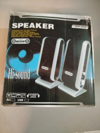 Altavoces Hi-sound HY-218 Negro/Plata