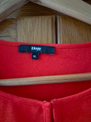 Camiseta Elogy Naranja Volantes