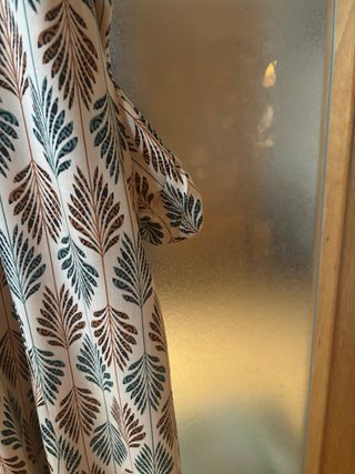 Vestido camisero estampado M