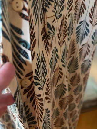 Vestido camisero estampado M